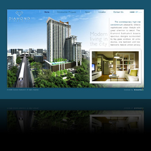 Client : Diamond Sukhumvit Condominium<br>Project : Website & Application Development